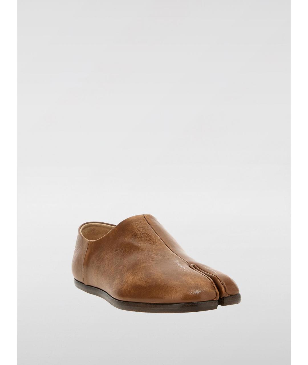 MAISON MARGIELA Коричневые кожаные лоферы, фото 2