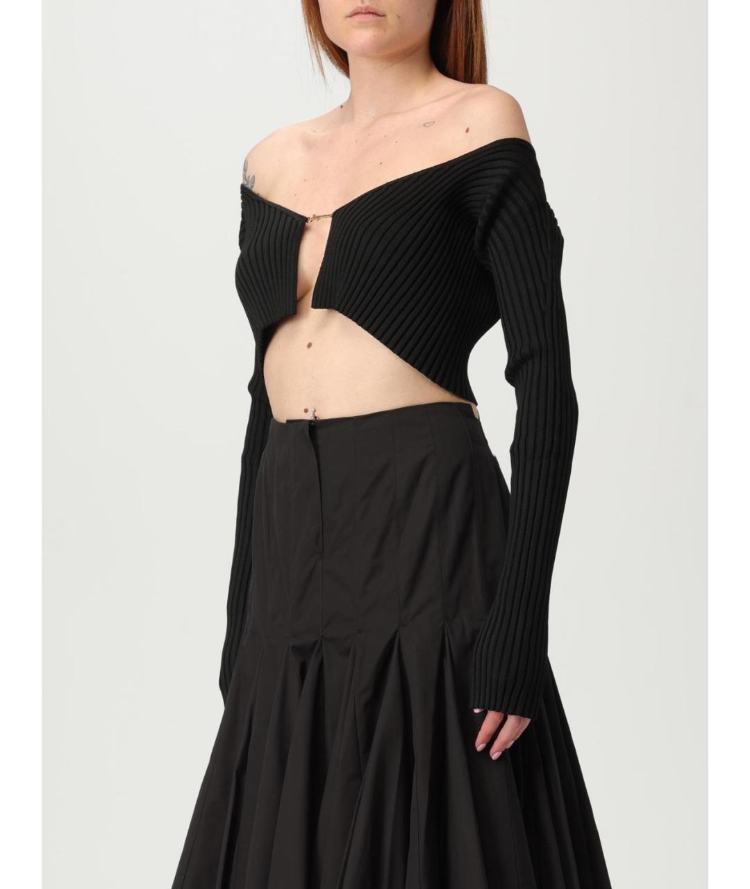 JACQUEMUS Черный кардиган, фото 4