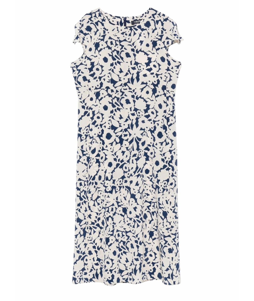 'S MAX MARA Мульти шелковое платье, фото 1