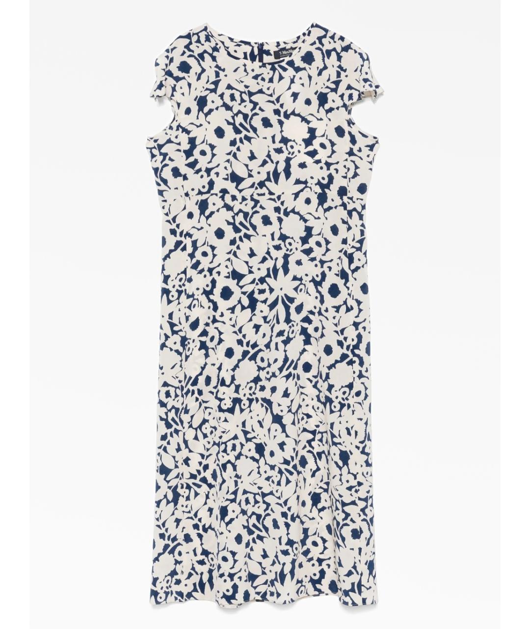 'S MAX MARA Мульти шелковое платье, фото 6