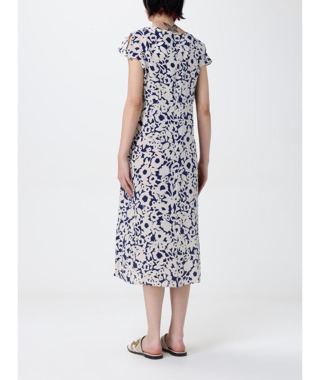 'S MAX MARA Мульти шелковое платье, фото 3