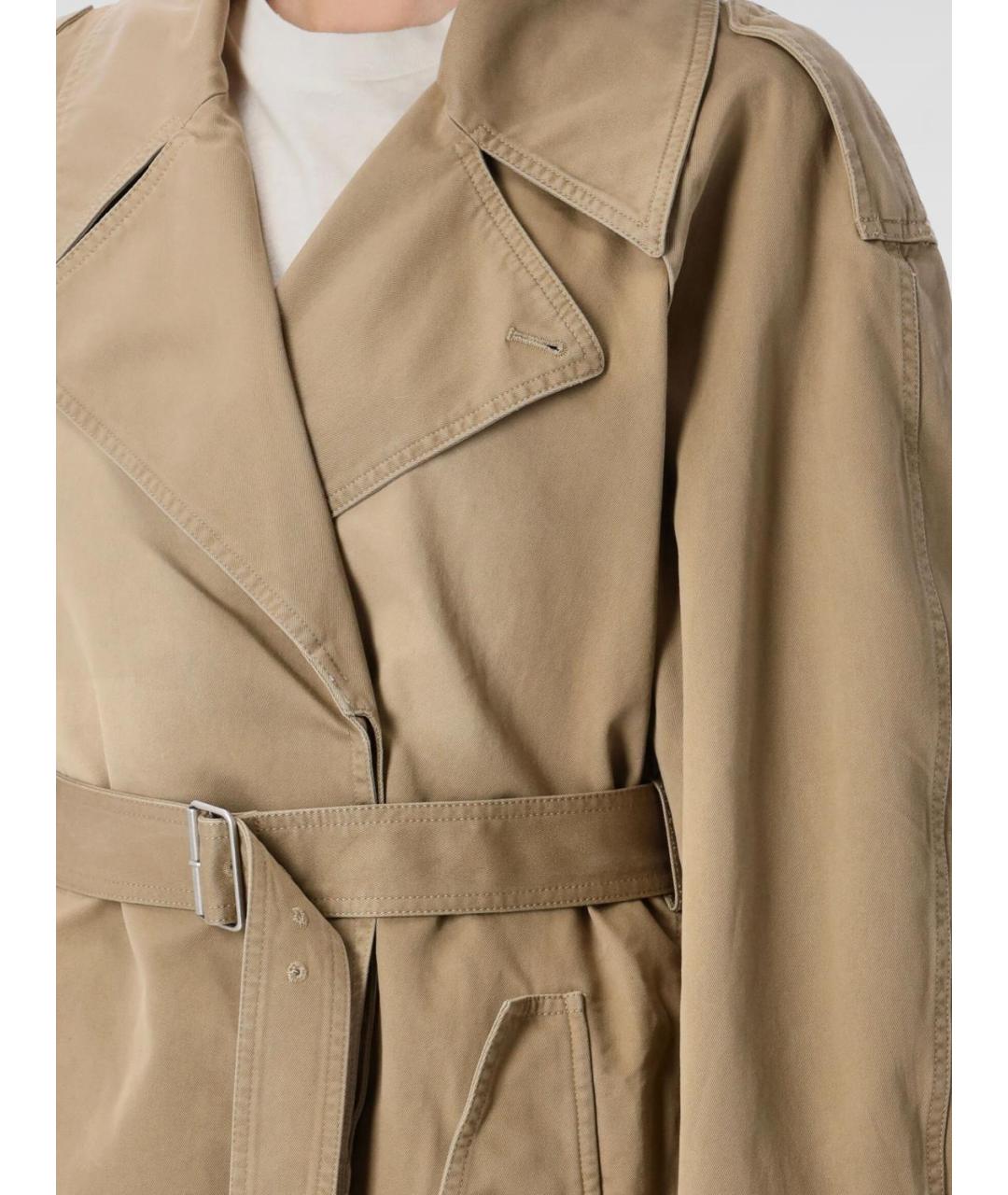 ACNE STUDIOS Бежевый тренч/плащ, фото 4