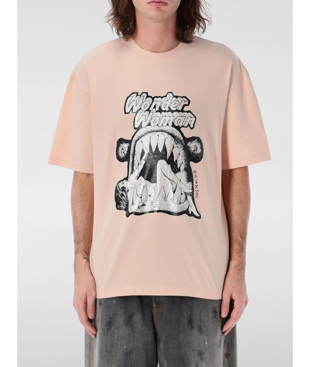 ACNE STUDIOS Бежевая футболка, фото 2