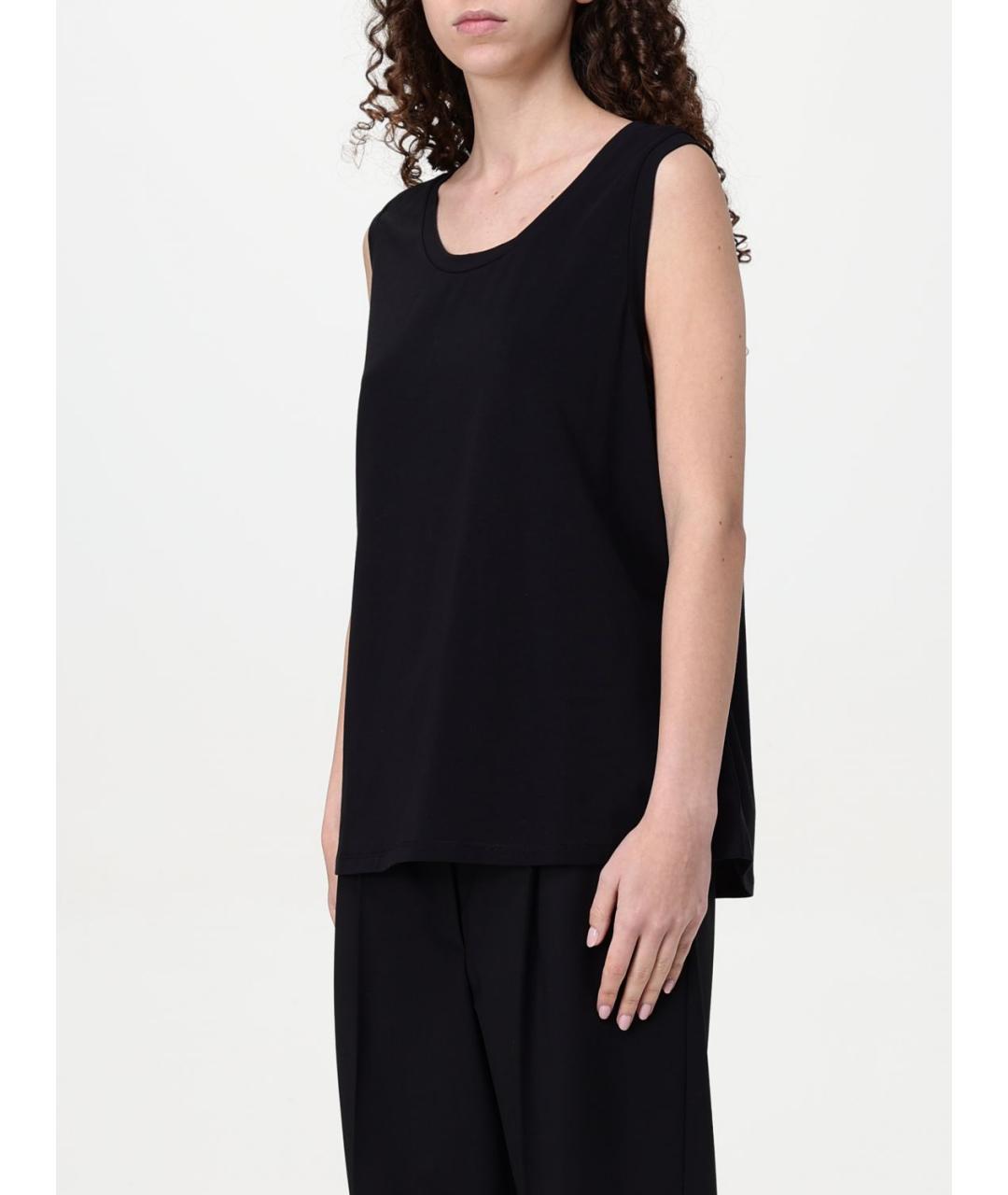 'S MAX MARA Черная майка, фото 4