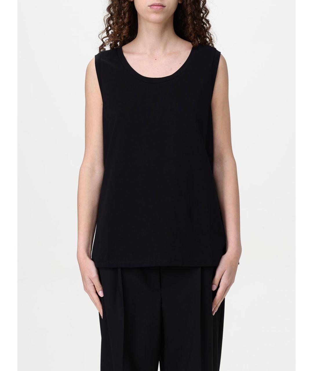 'S MAX MARA Черная майка, фото 2