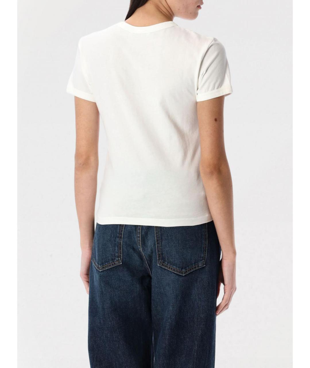 ACNE STUDIOS Белая футболка, фото 3