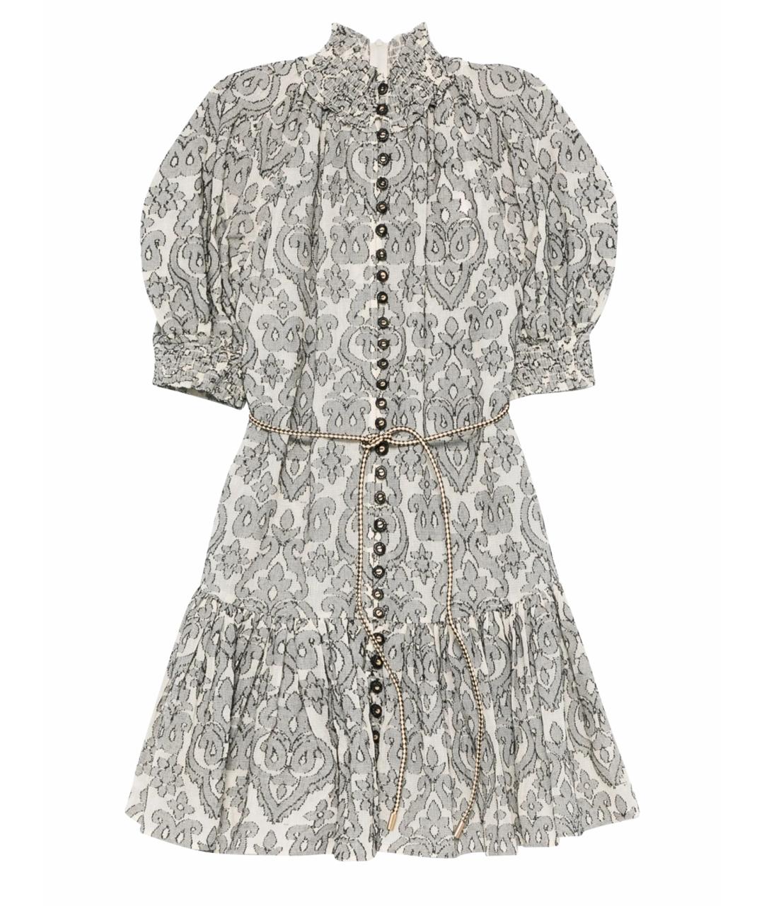 ZIMMERMANN Мульти хлопковое повседневное платье, фото 1