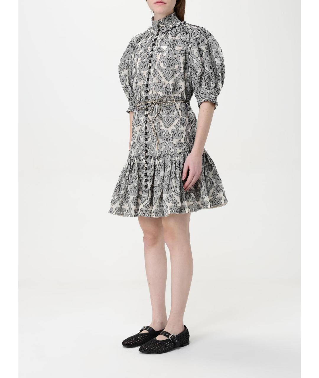 ZIMMERMANN Мульти хлопковое повседневное платье, фото 4