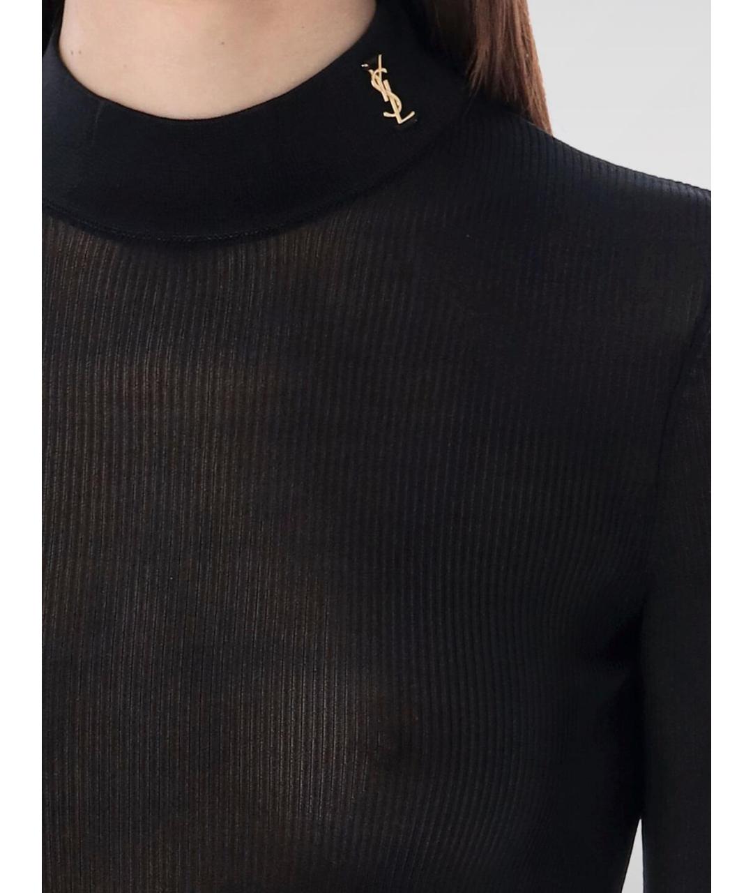 SAINT LAURENT Черный джемпер / свитер, фото 5