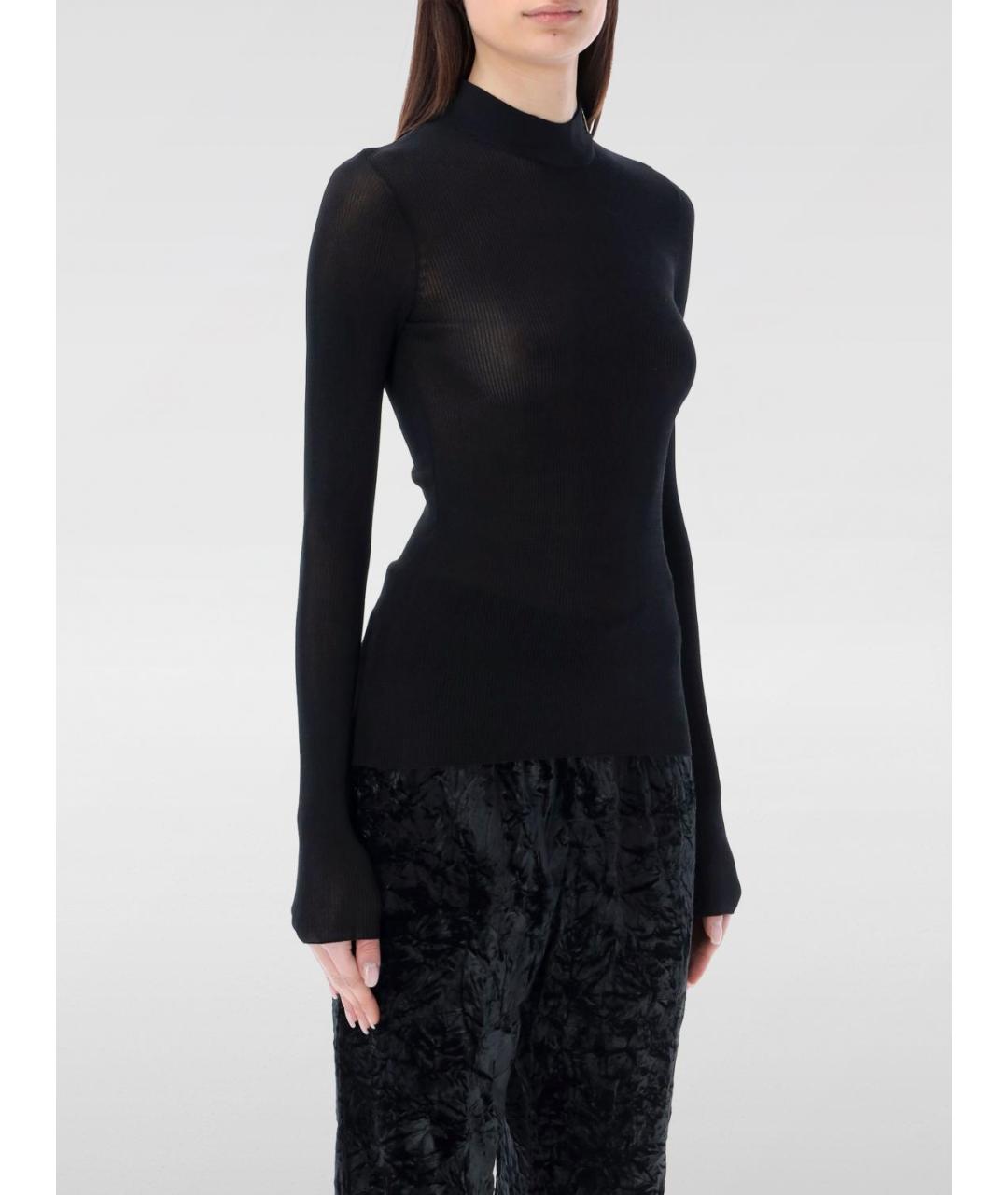 SAINT LAURENT Черный джемпер / свитер, фото 4