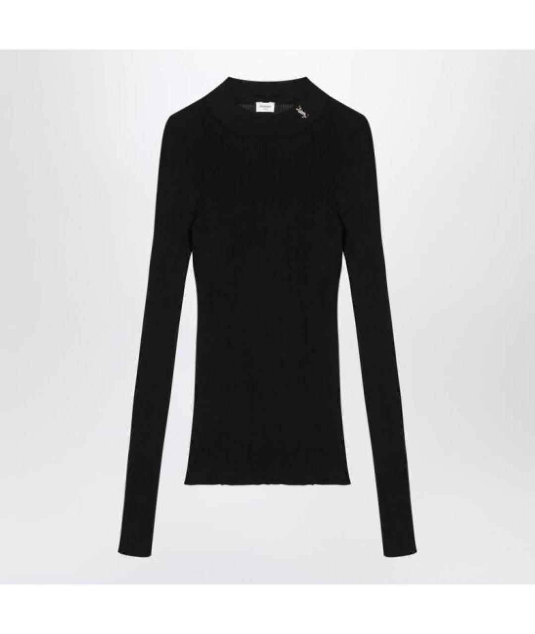 SAINT LAURENT Черный джемпер / свитер, фото 7