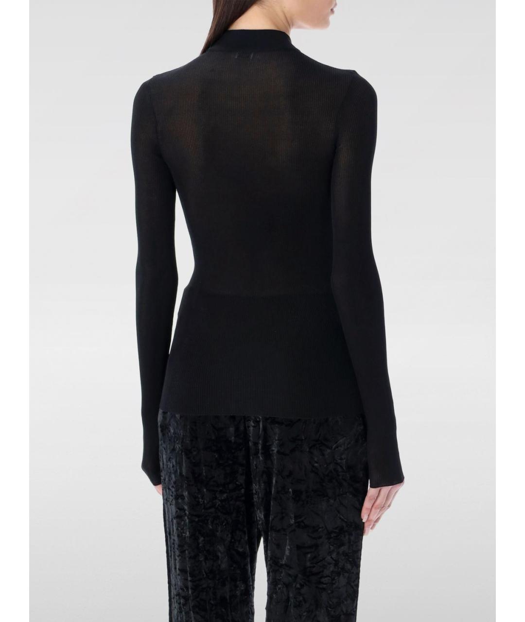 SAINT LAURENT Черный джемпер / свитер, фото 3