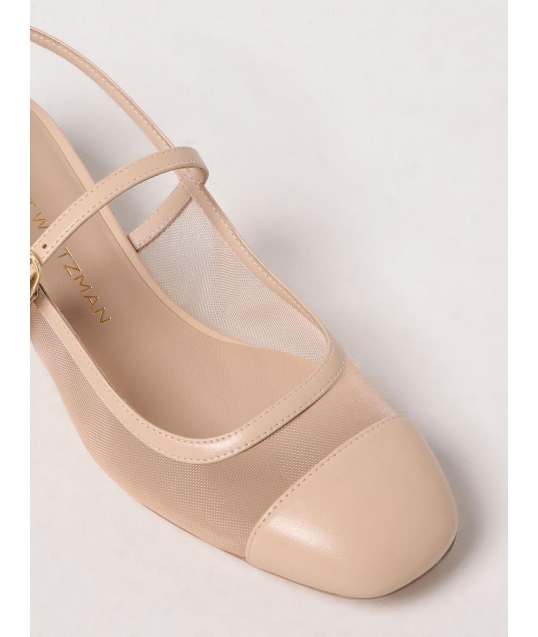 STUART WEITZMAN Бежевые туфли, фото 4