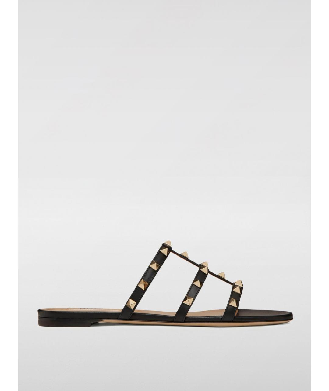 VALENTINO Черные шлепанцы, фото 6