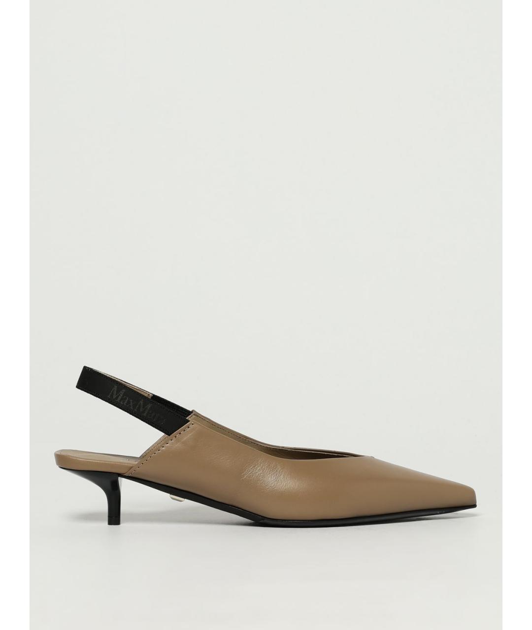 MAX MARA Бежевые туфли, фото 5