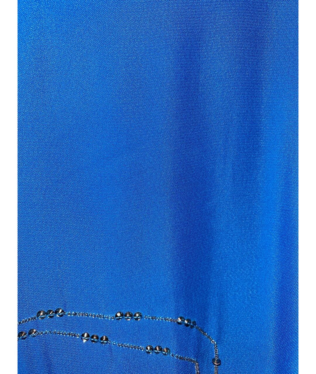 EMILIO PUCCI Синяя вискозная рубашка, фото 4