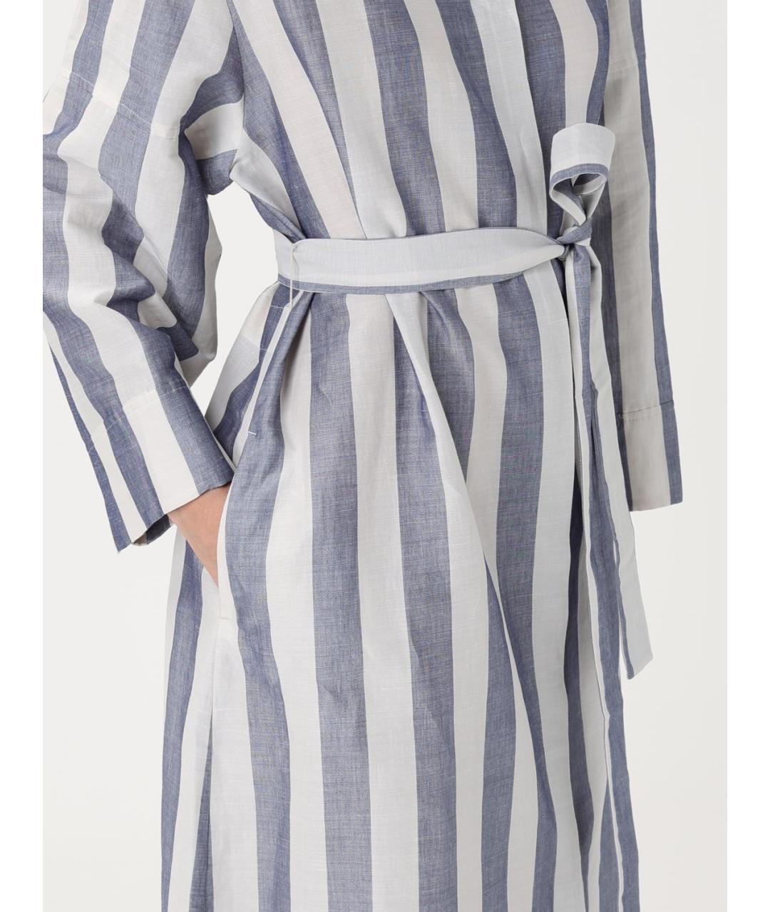 'S MAX MARA Мульти хлопковое повседневное платье, фото 5