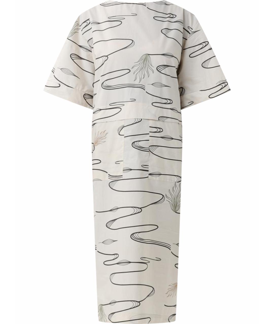 MAX MARA Белое повседневное платье, фото 1