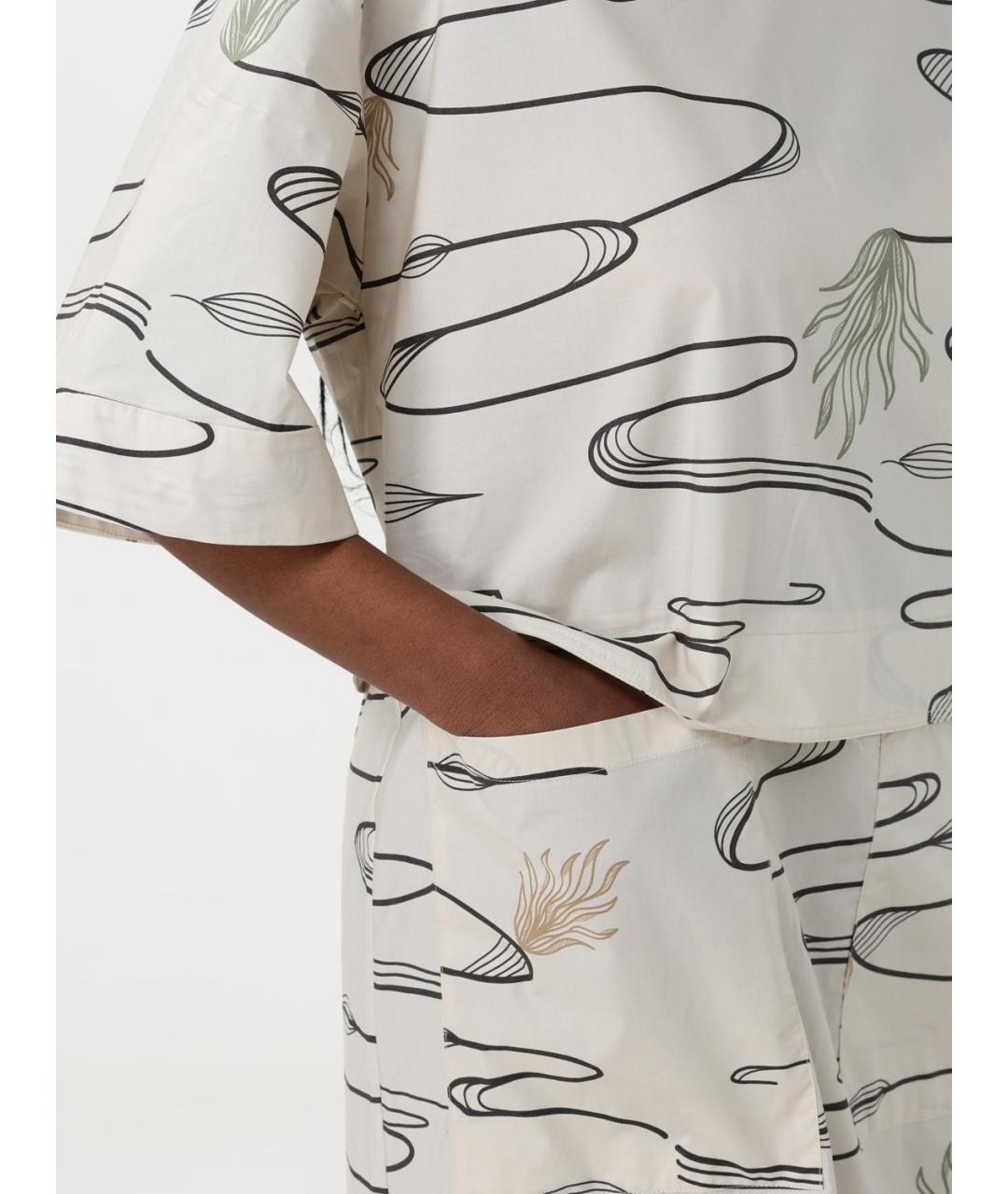 MAX MARA Белое повседневное платье, фото 4