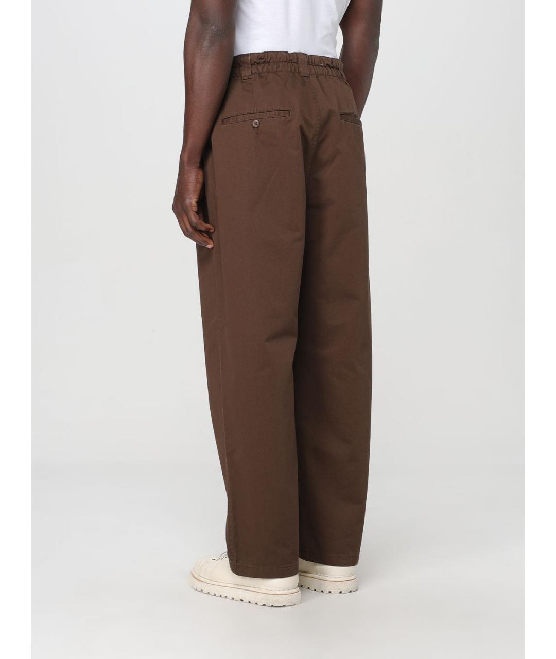 CARHARTT WIP Коричневые повседневные брюки, фото 3