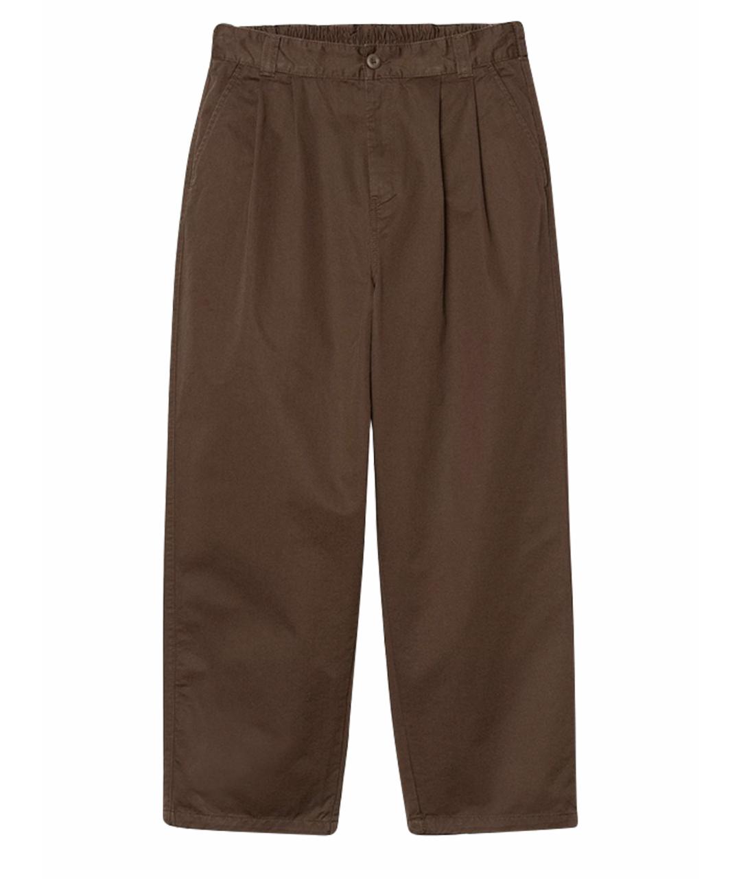 CARHARTT WIP Коричневые повседневные брюки, фото 1