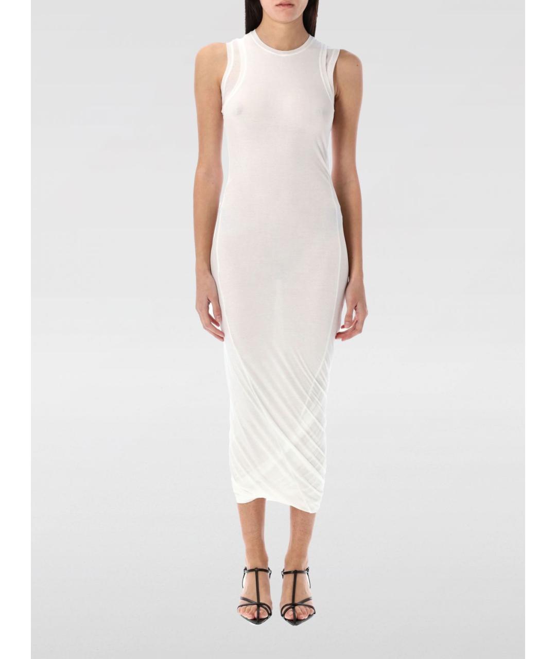 JIL SANDER Белое платье, фото 4