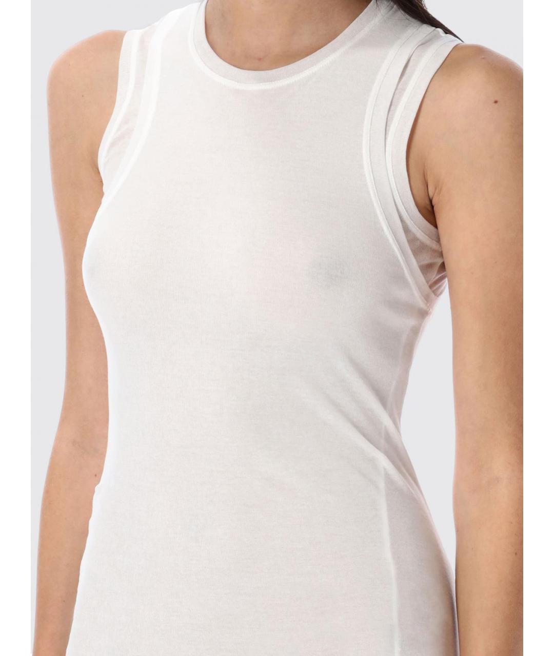 JIL SANDER Белое платье, фото 3
