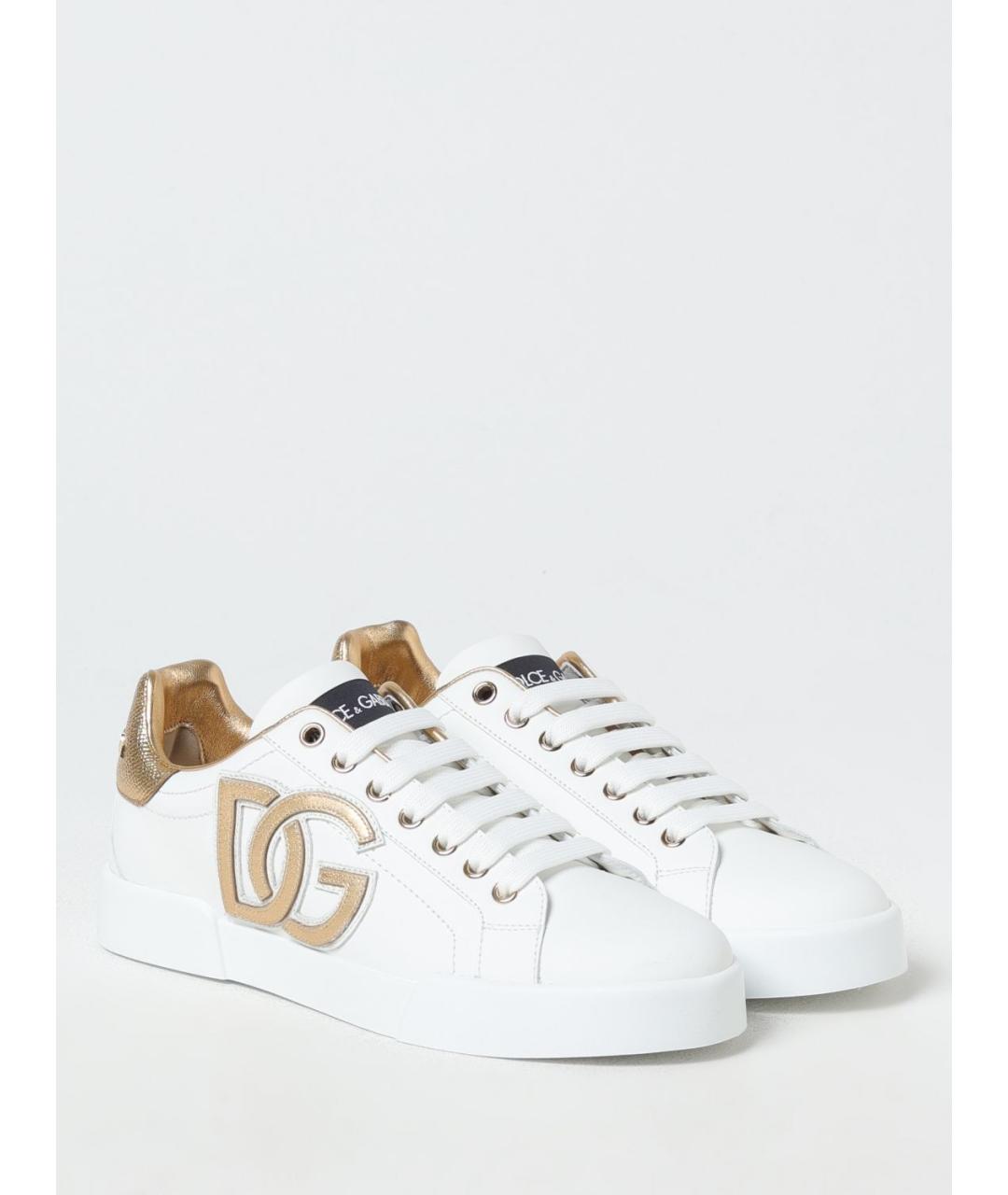 DOLCE&GABBANA Белые кроссовки, фото 2