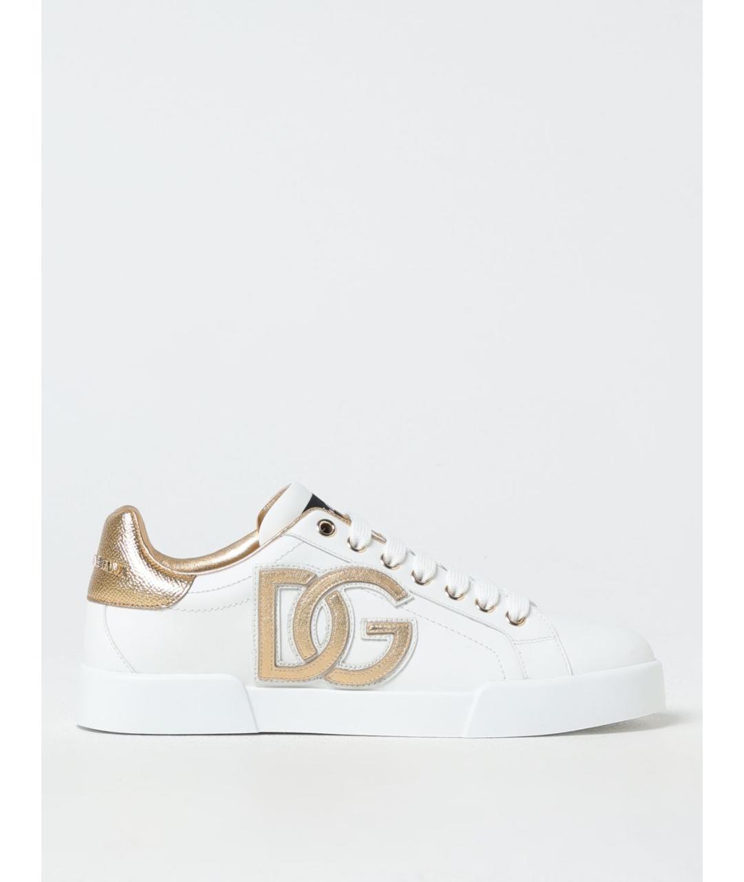 DOLCE&GABBANA Белые кроссовки, фото 5