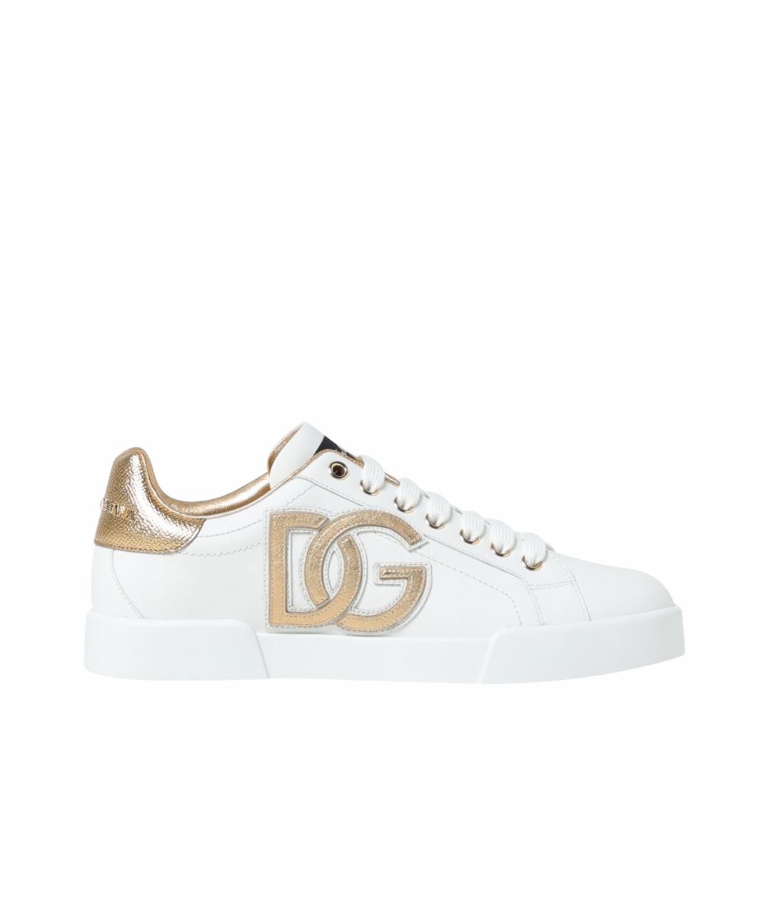 DOLCE&GABBANA Белые кроссовки, фото 1