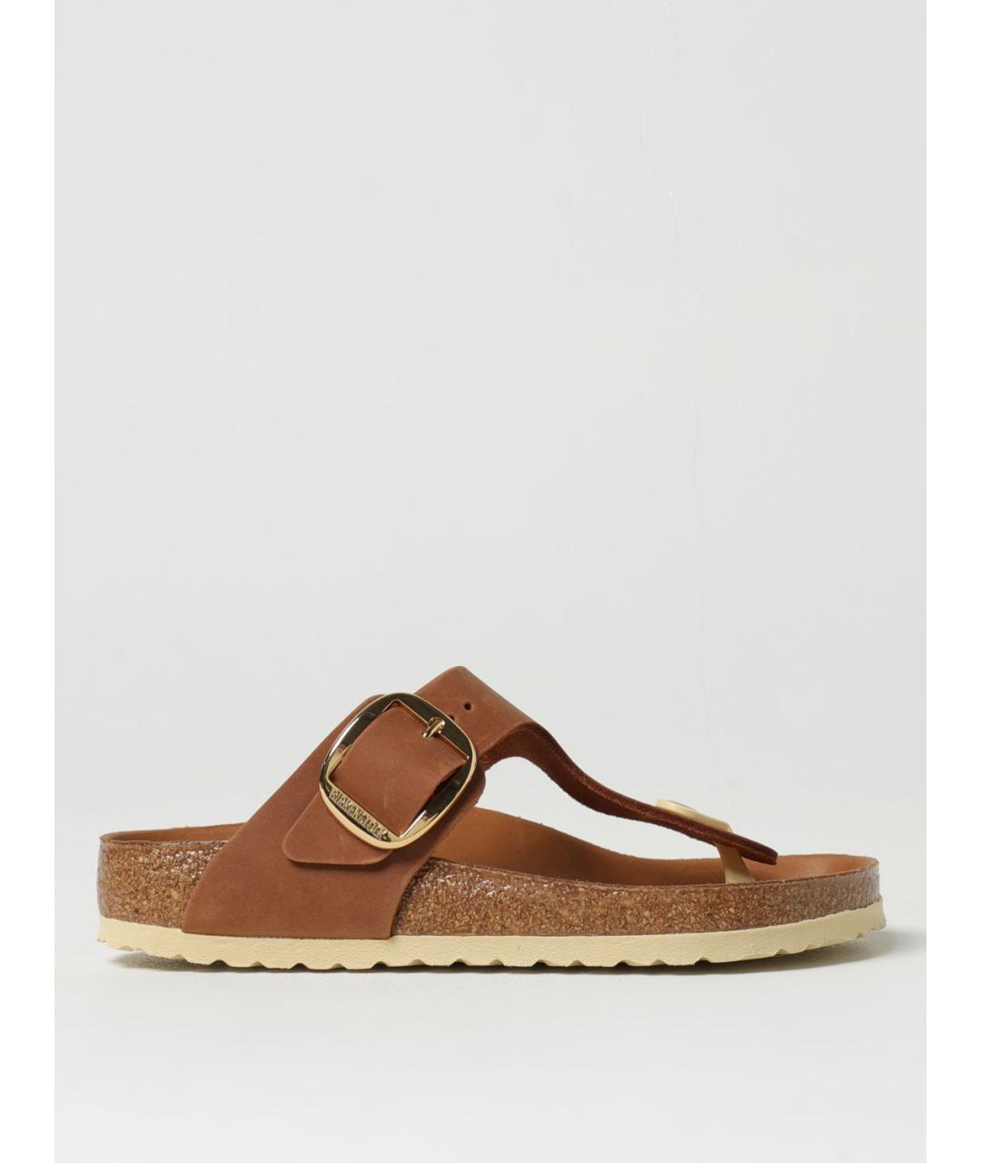 BIRKENSTOCK Коричневые шлепанцы, фото 5