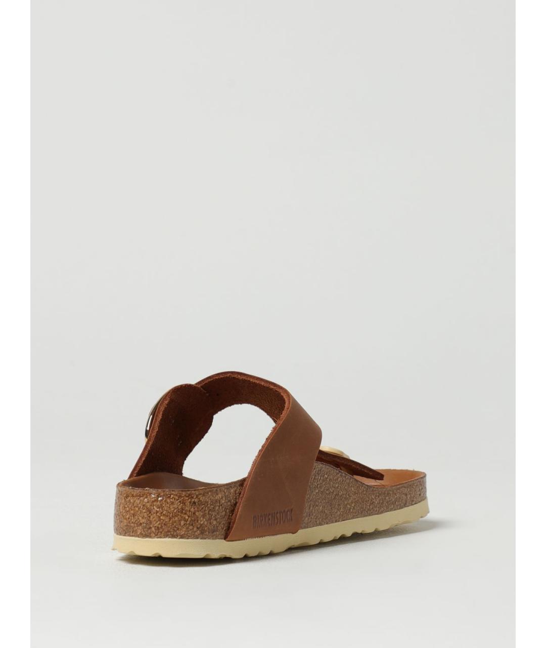 BIRKENSTOCK Коричневые шлепанцы, фото 3
