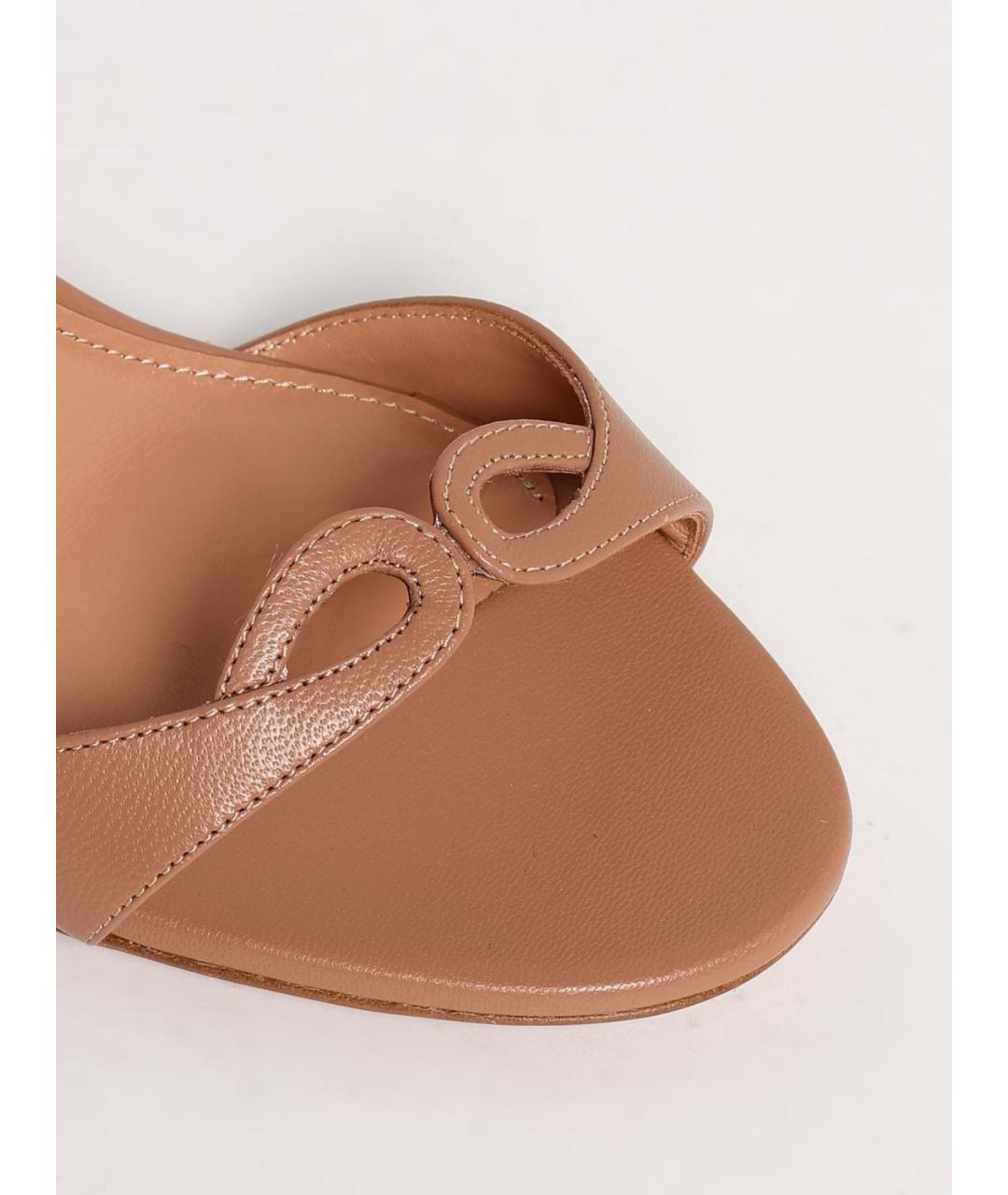 AQUAZZURA Розовые босоножки, фото 4