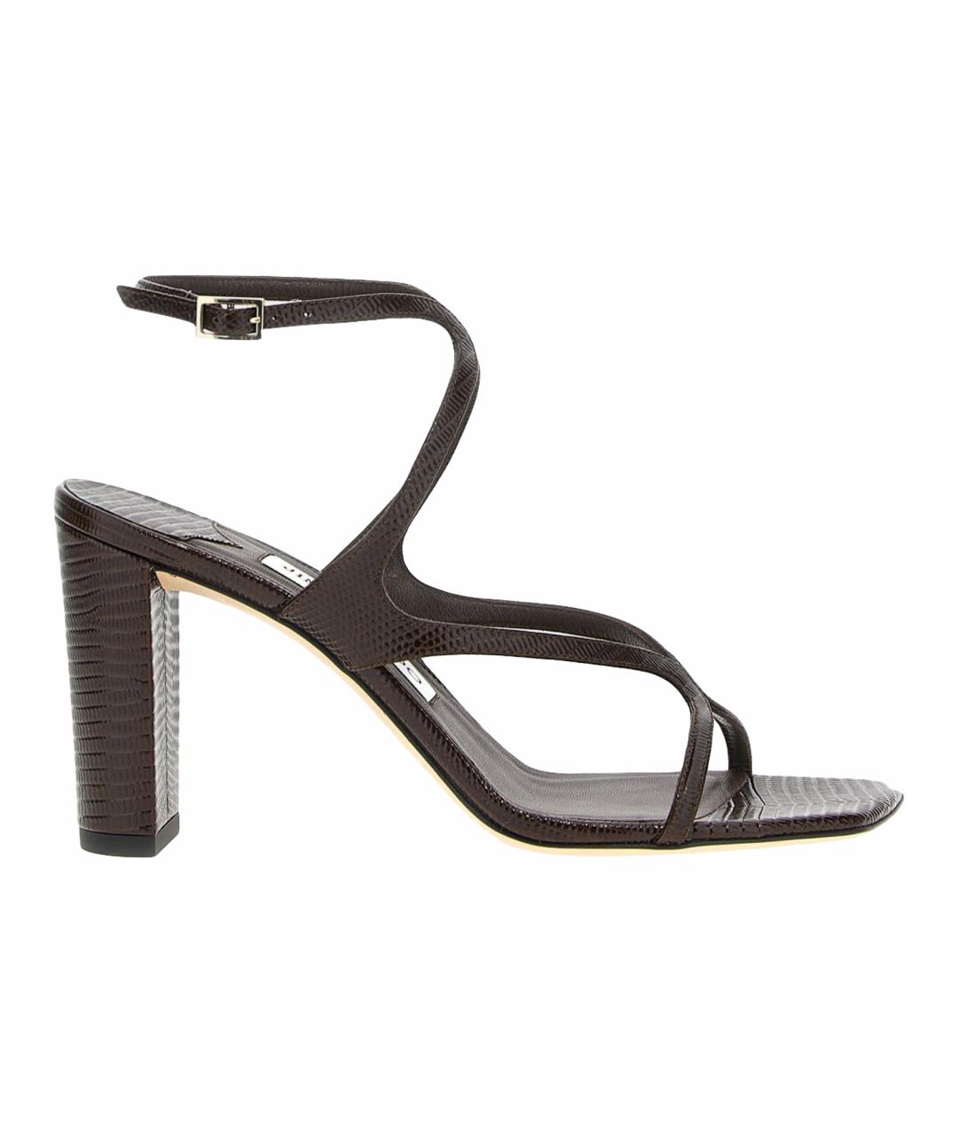 JIMMY CHOO Коричневые босоножки, фото 1