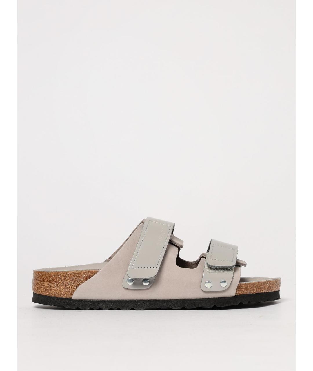 BIRKENSTOCK Бежевые шлепанцы, фото 5