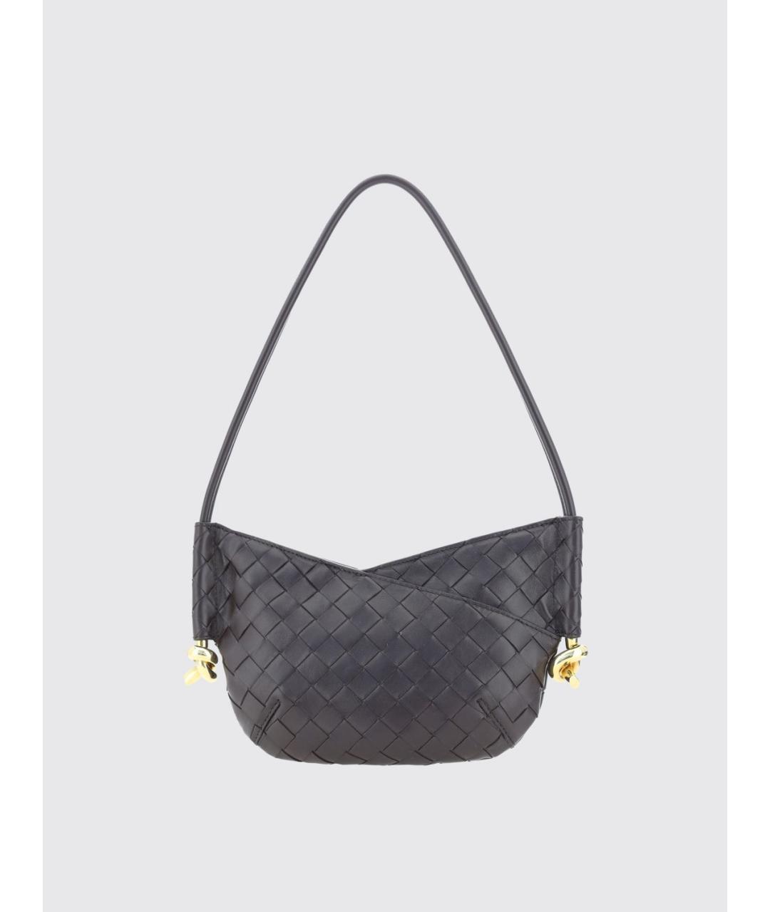 BOTTEGA VENETA Коричневая кожаная сумка через плечо, фото 4