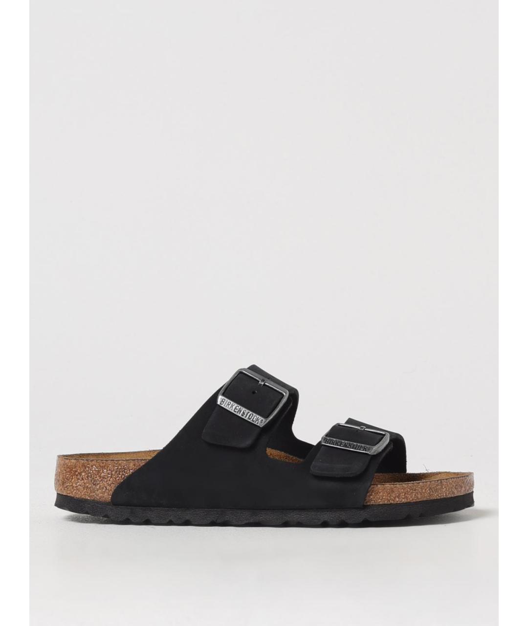 BIRKENSTOCK Черные шлепанцы, фото 5