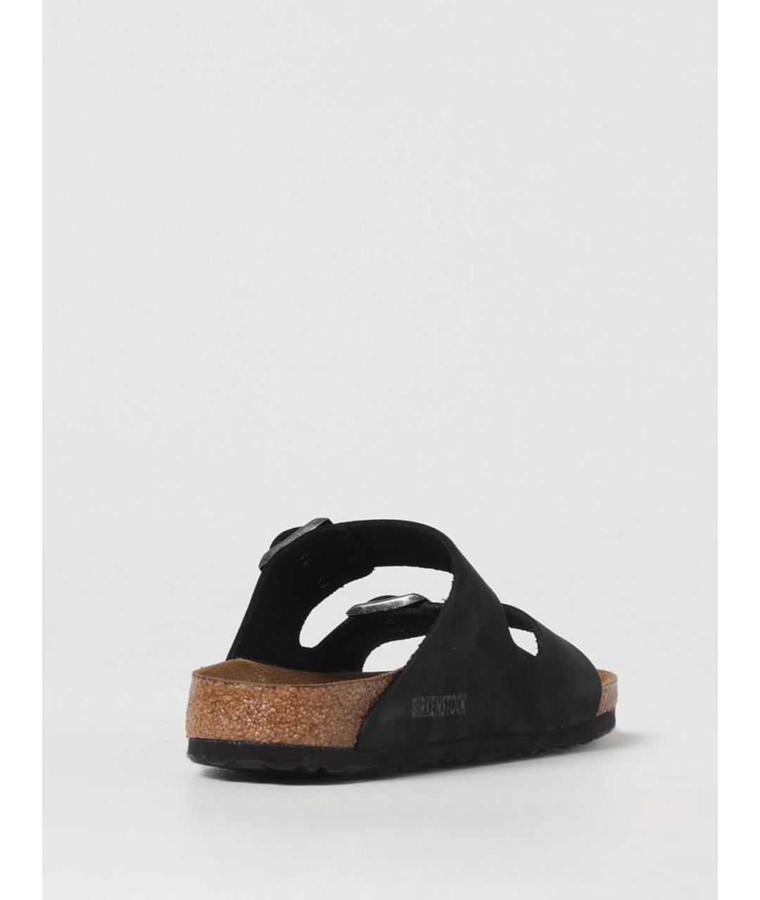 BIRKENSTOCK Черные шлепанцы, фото 3