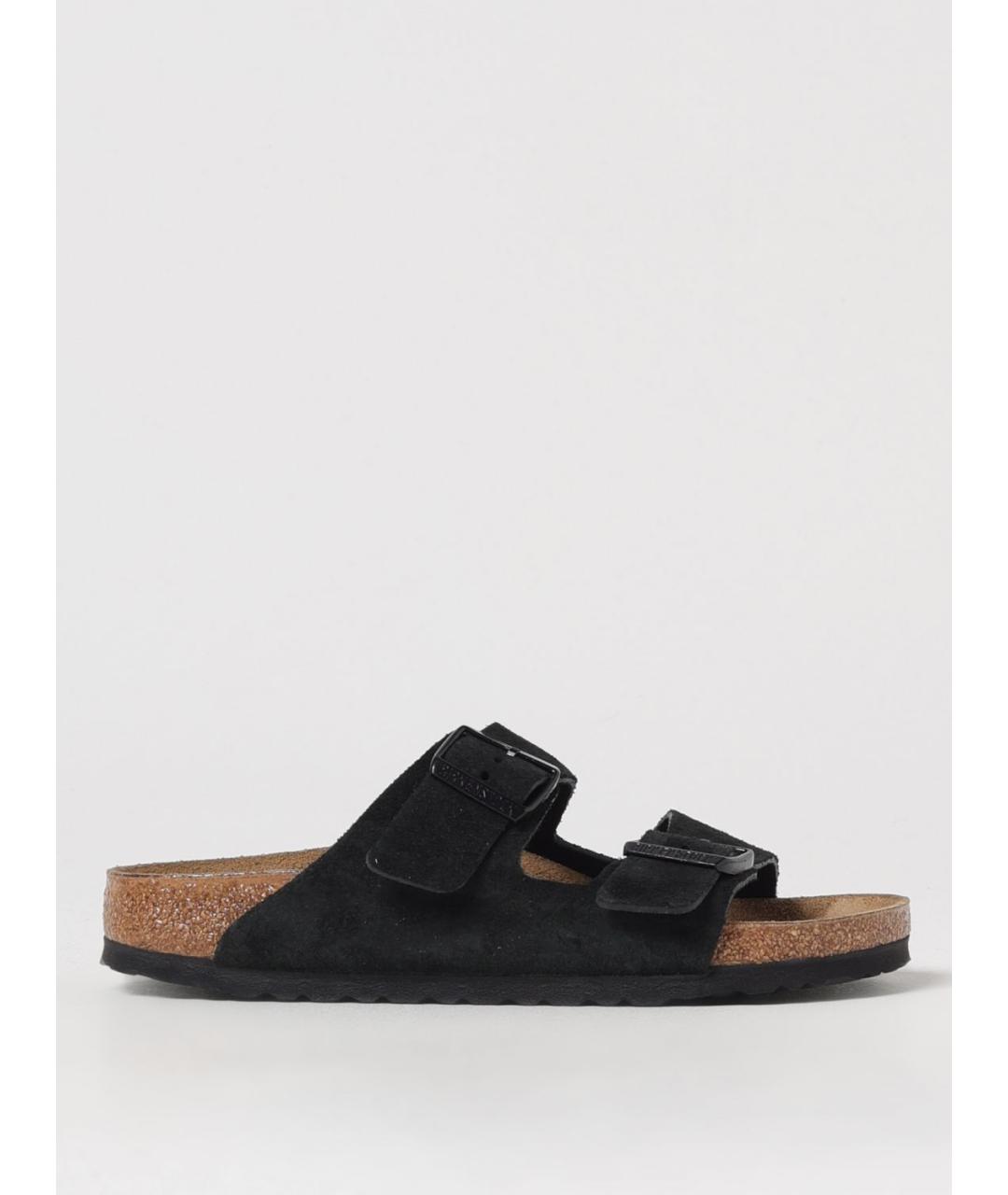 BIRKENSTOCK Черные шлепанцы, фото 5