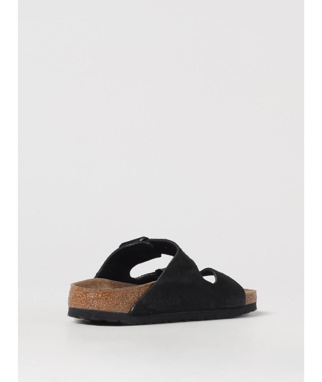 BIRKENSTOCK Черные шлепанцы, фото 3