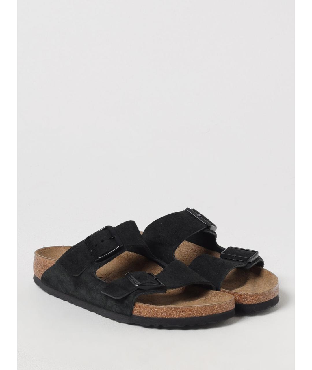 BIRKENSTOCK Черные шлепанцы, фото 2