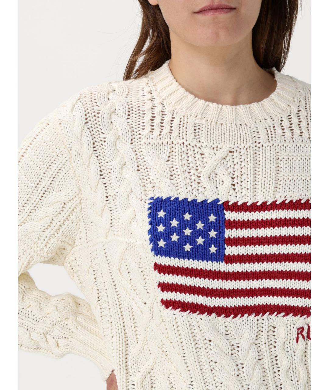 POLO RALPH LAUREN Бежевый джемпер / свитер, фото 4