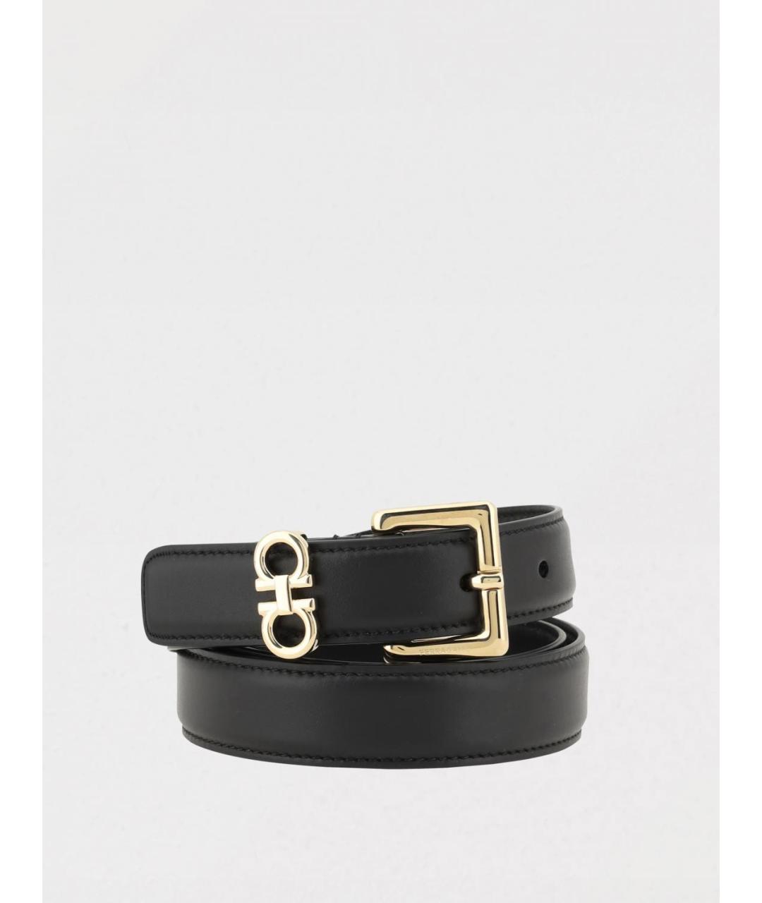 FERRAGAMO Черный ремень, фото 3