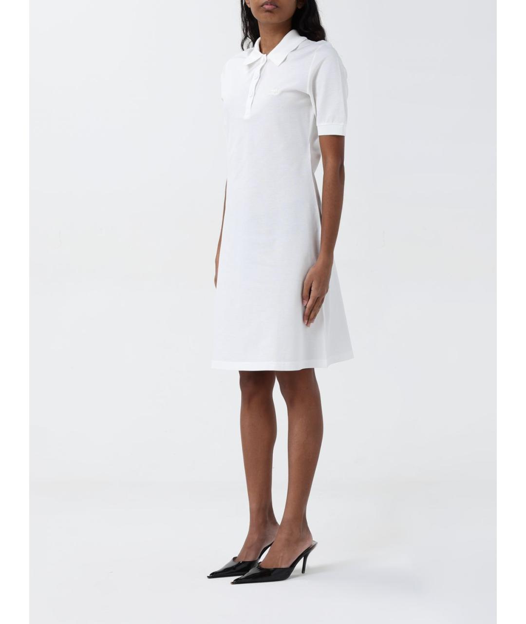 COURREGES Белое хлопковое повседневное платье, фото 4