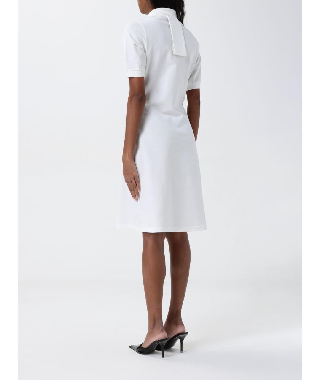 COURREGES Белое хлопковое повседневное платье, фото 3