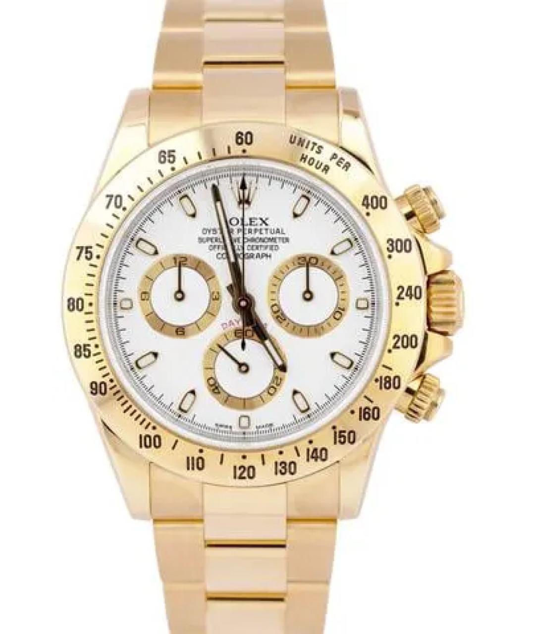 ROLEX Белые часы из желтого золота, фото 8