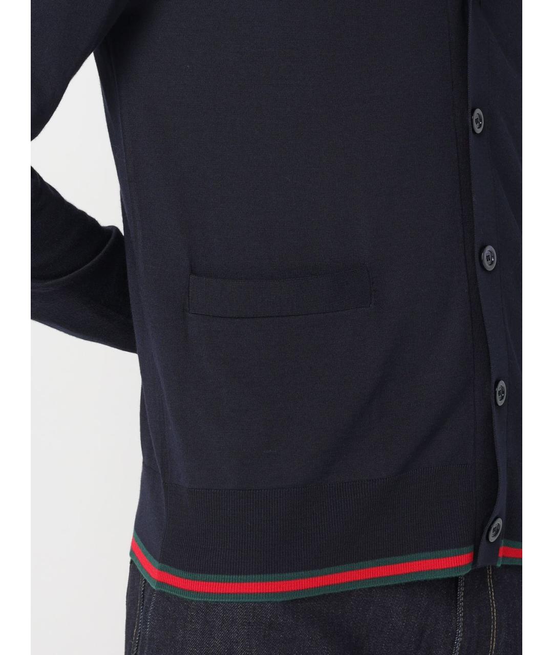 GUCCI Синий кардиган, фото 5