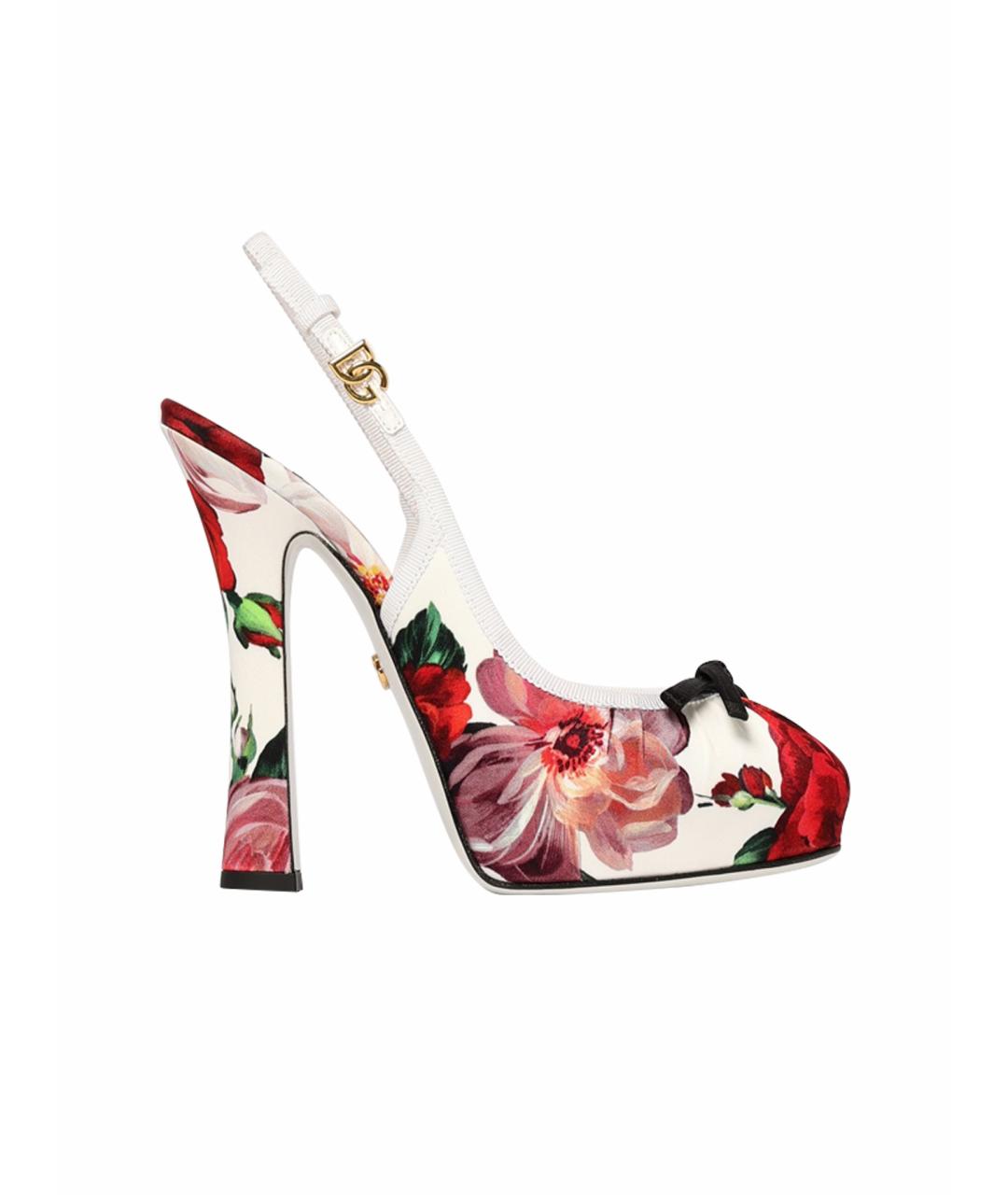 DOLCE&GABBANA Мульти текстильные туфли, фото 1