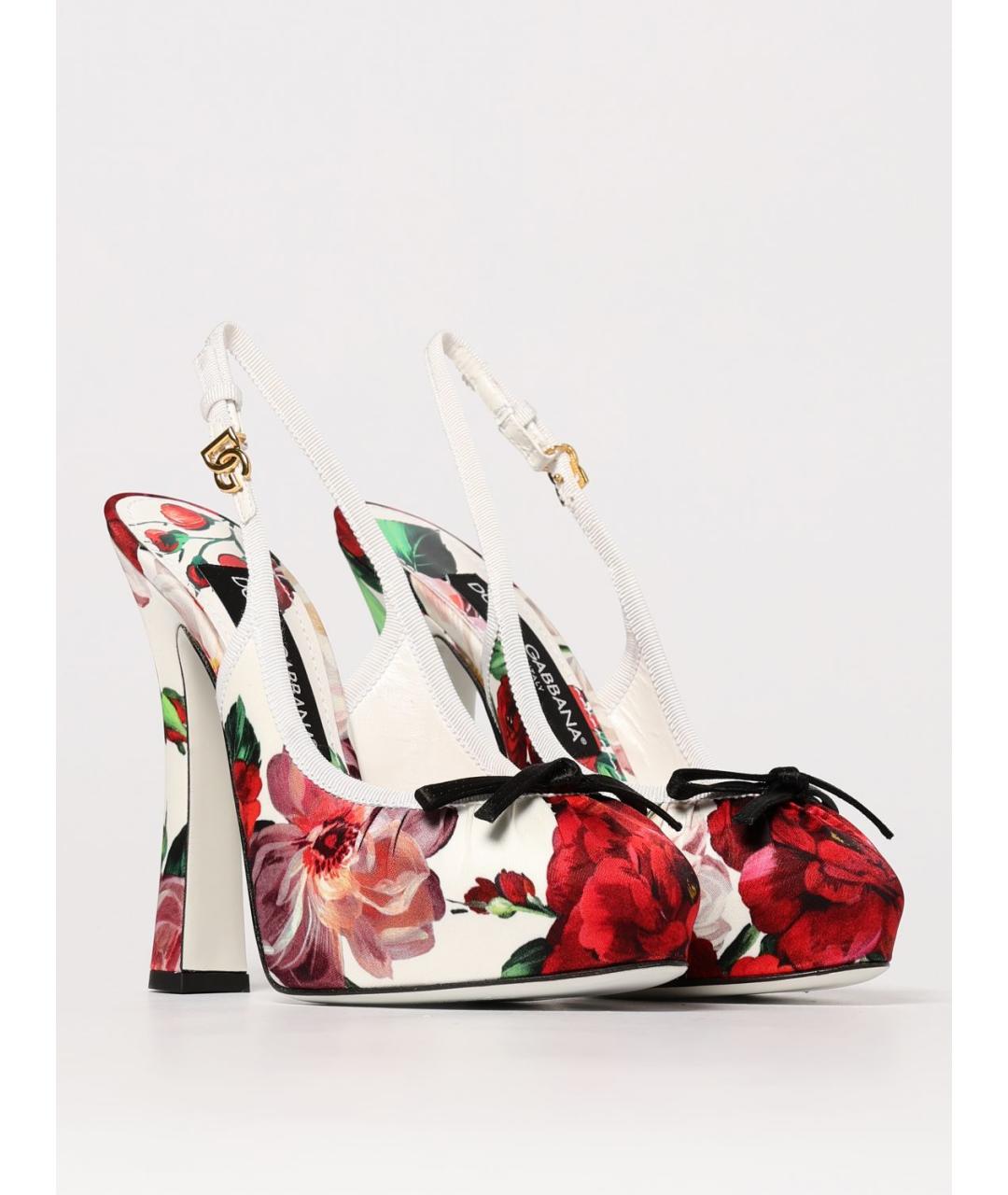 DOLCE&GABBANA Мульти текстильные туфли, фото 2