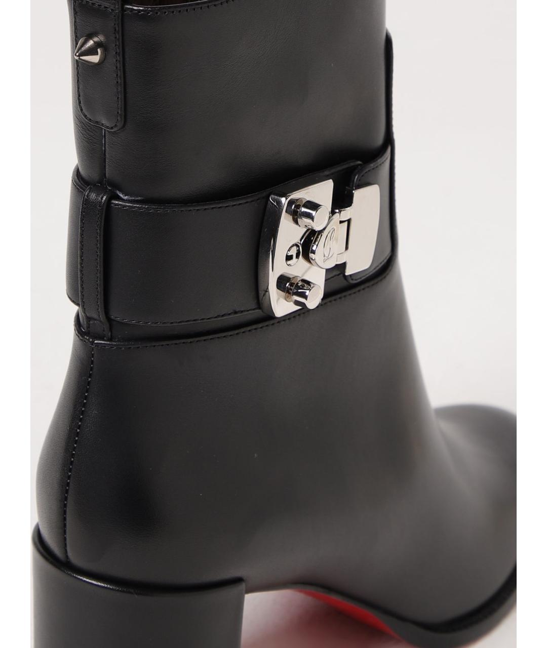 CHRISTIAN LOUBOUTIN Черные ботинки, фото 4